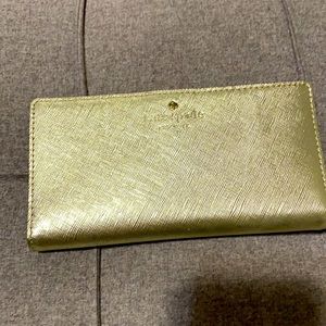 Gold, Kate Spade wallet
